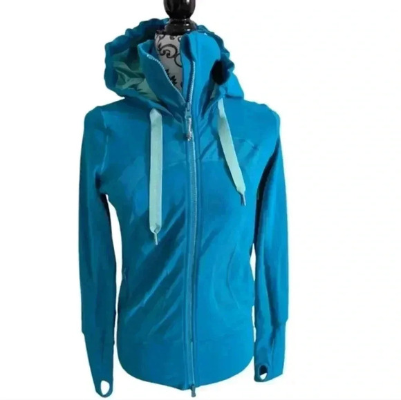 Lululemon Stride Jacket II Oasis River Rock Blue Released 2010 Women's size  4 - Picture 2 of 16